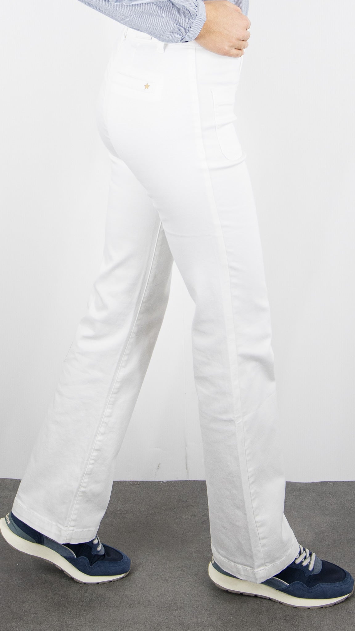 JEANS FLARE POUR FEMME LA PETITE ETOILE SONNY#COLOR_11/ECRU