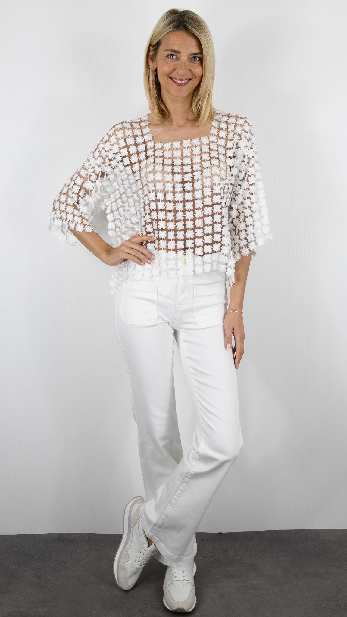 TOP EN CROCHET LAME LULUMARY H430#COLOR_BLANC