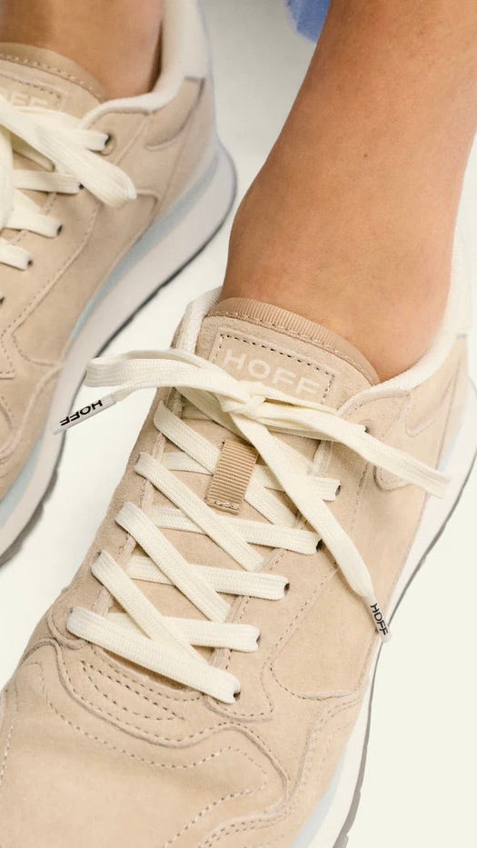 SNEAKERS BEIGE EN DAIM HOFF TAMARINDO 