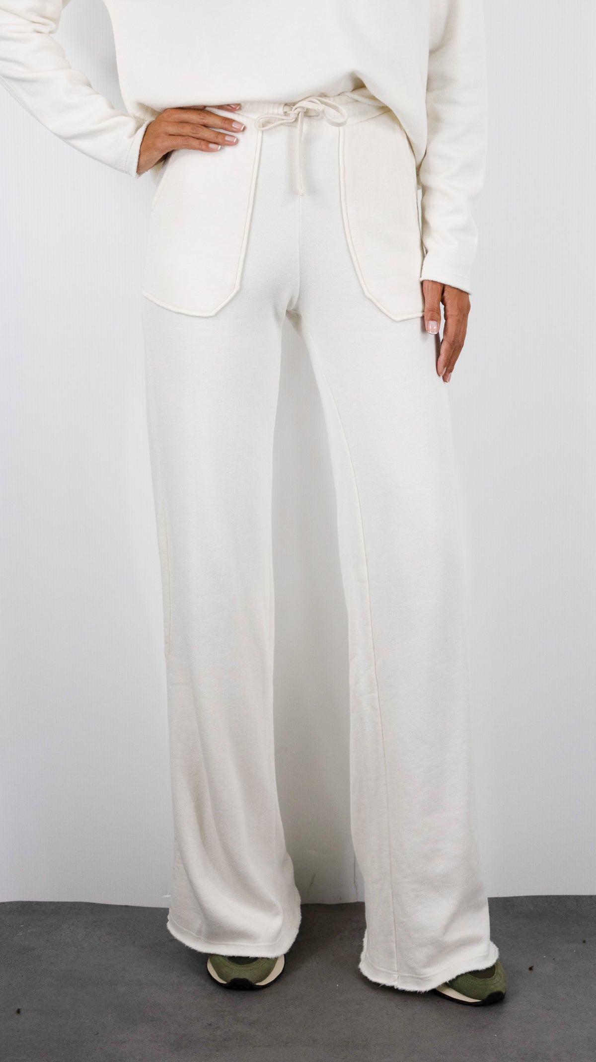 JOGGING EN COTON ECRU POUR FEMME HARTFORD TIHOA
