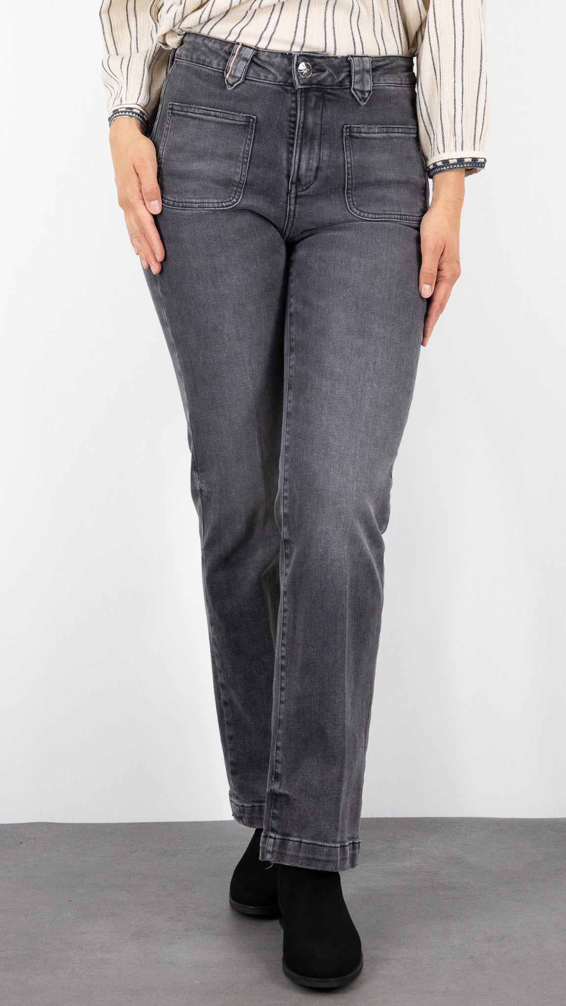 JEANS ISLOW TINA BLACK DENIM