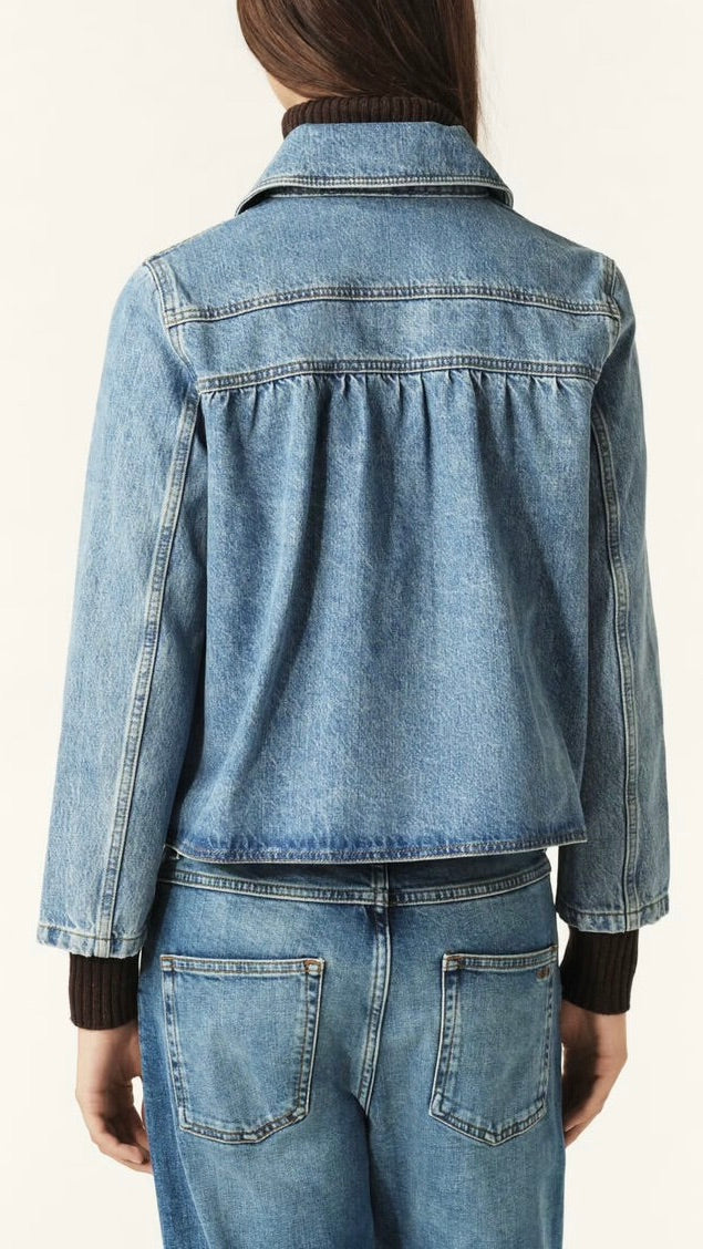 VESTE COURT EN JEANS BA&SH TINY JACKET