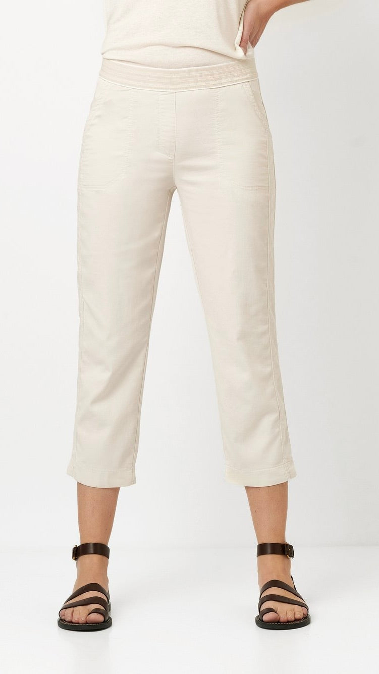 PANTACOURT JOGPANT TAILLE ELASTIQUE POUR FEMME TONI 21-21/1805-8#COLOR_726/BEIGE