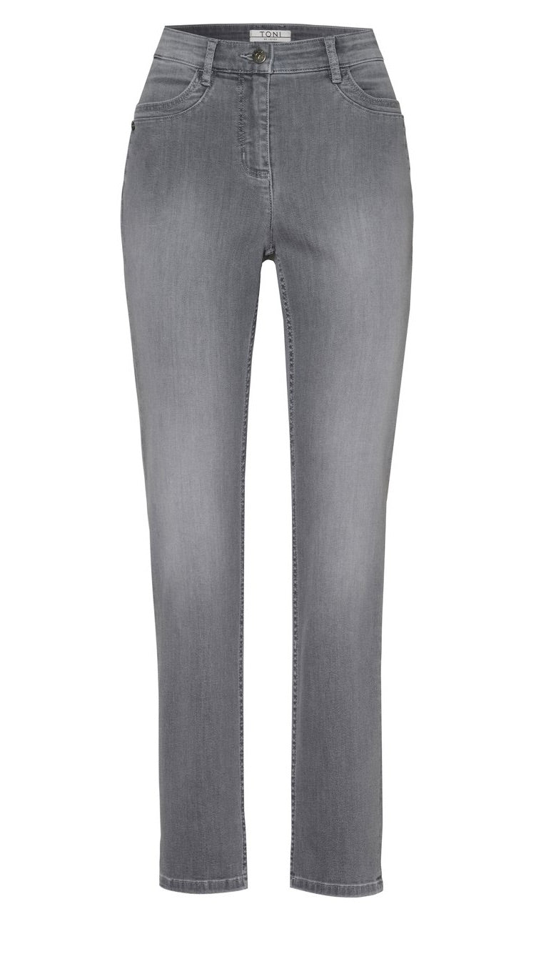 JEANS SLIM BE LOVED TONI POUR FEMME TONI 12-30/1226-42#COLOR_842/GRIS MOYEN