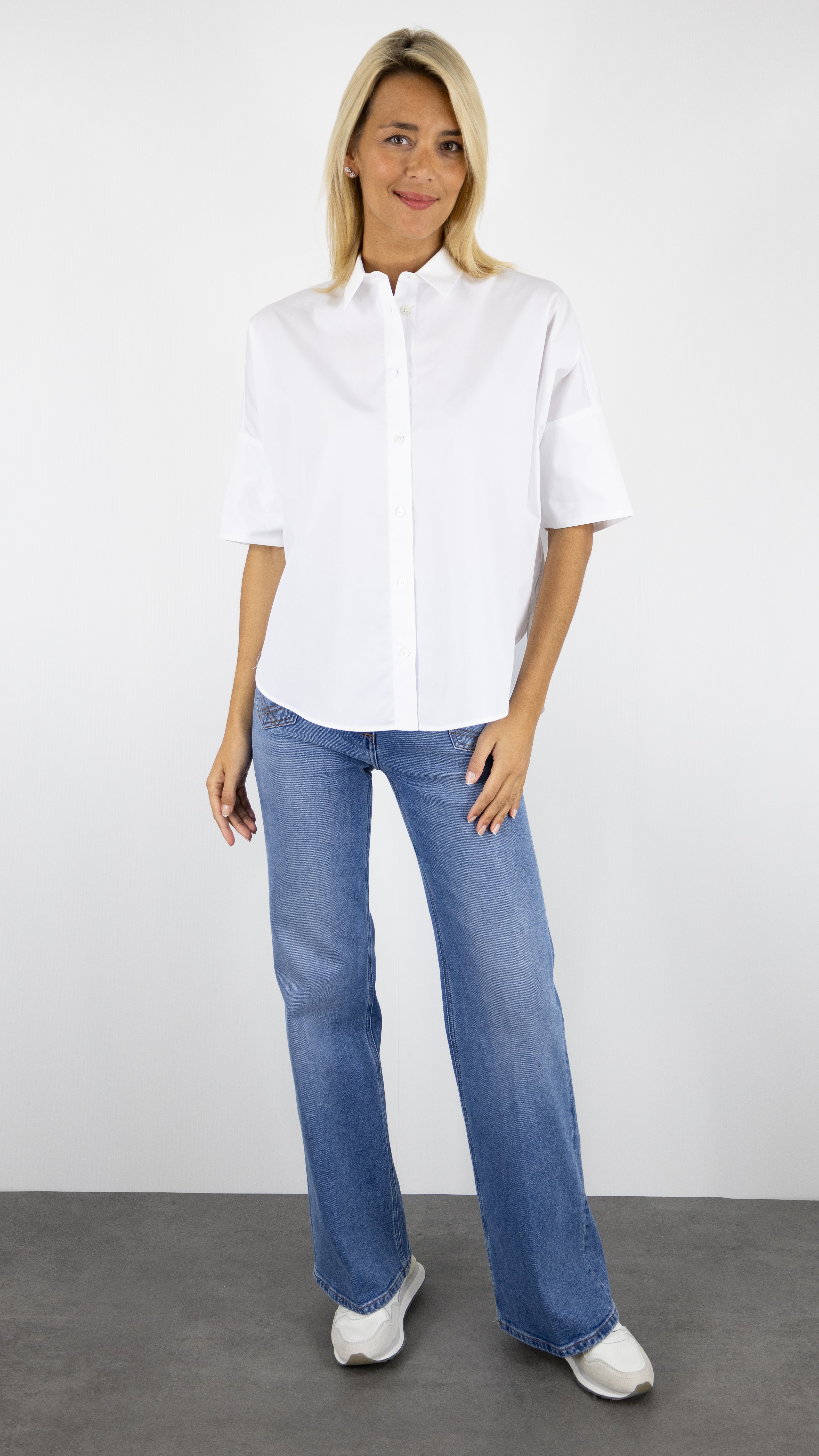 CHEMISE OVERSIZE EN COTON BLANCHE ULEANA GERARD DAREL DBC53/B100