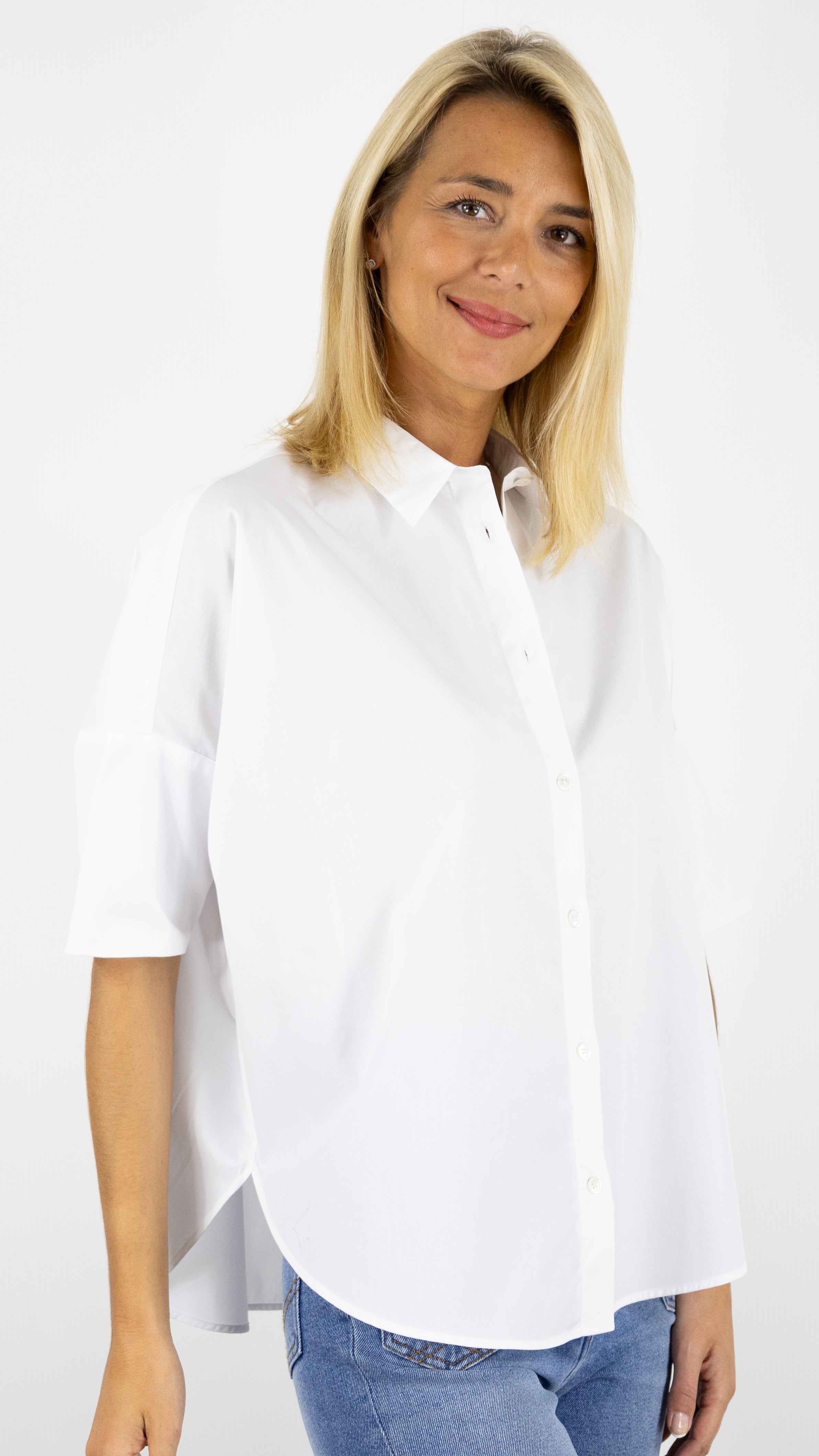 CHEMISE OVERSIZE EN COTON BLANCHE ULEANA GERARD DAREL DBC53/B100