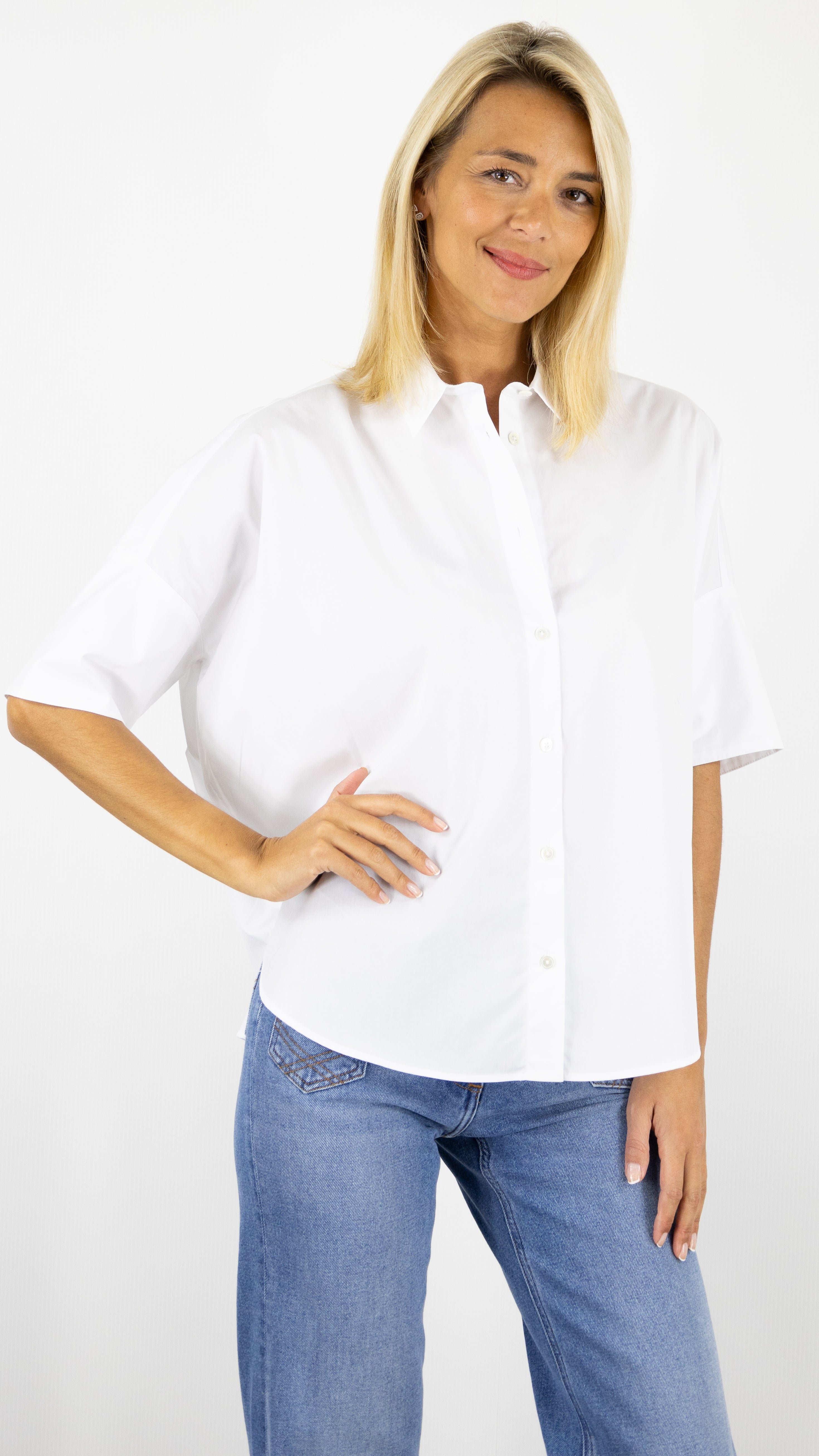 CHEMISE OVERSIZE EN COTON BLANCHE ULEANA GERARD DAREL DBC53/B100