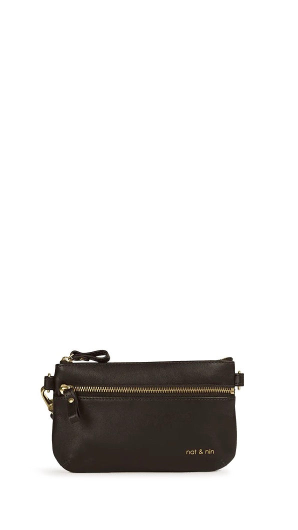 PETITE POCHETTE A BANDOULIERE EN CUIR NAT&NIN VICKY 2#COLOR_EBENE