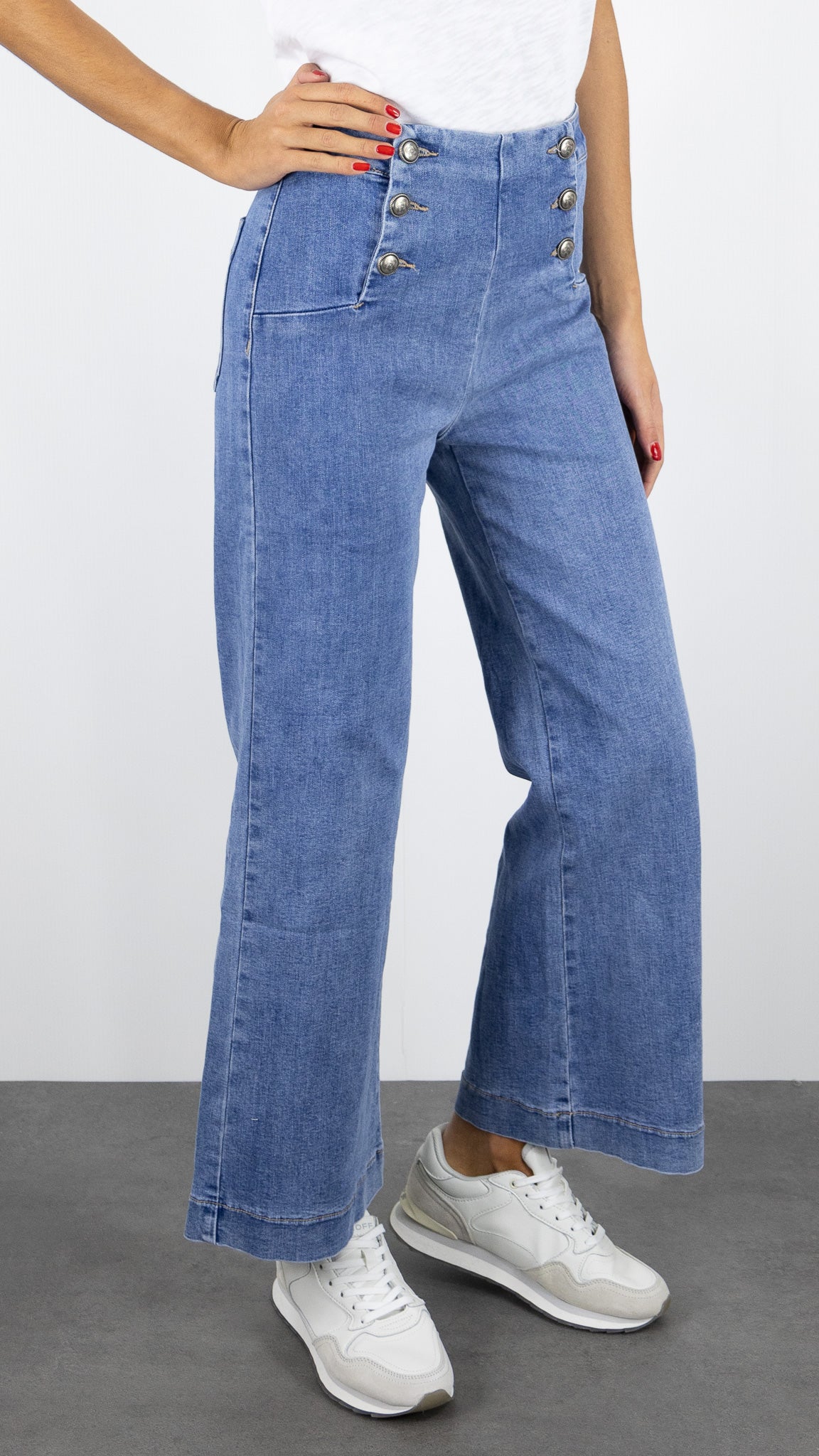 PANTALON LARGE WIDE LEG DENIM ORAIJE VICTORINE