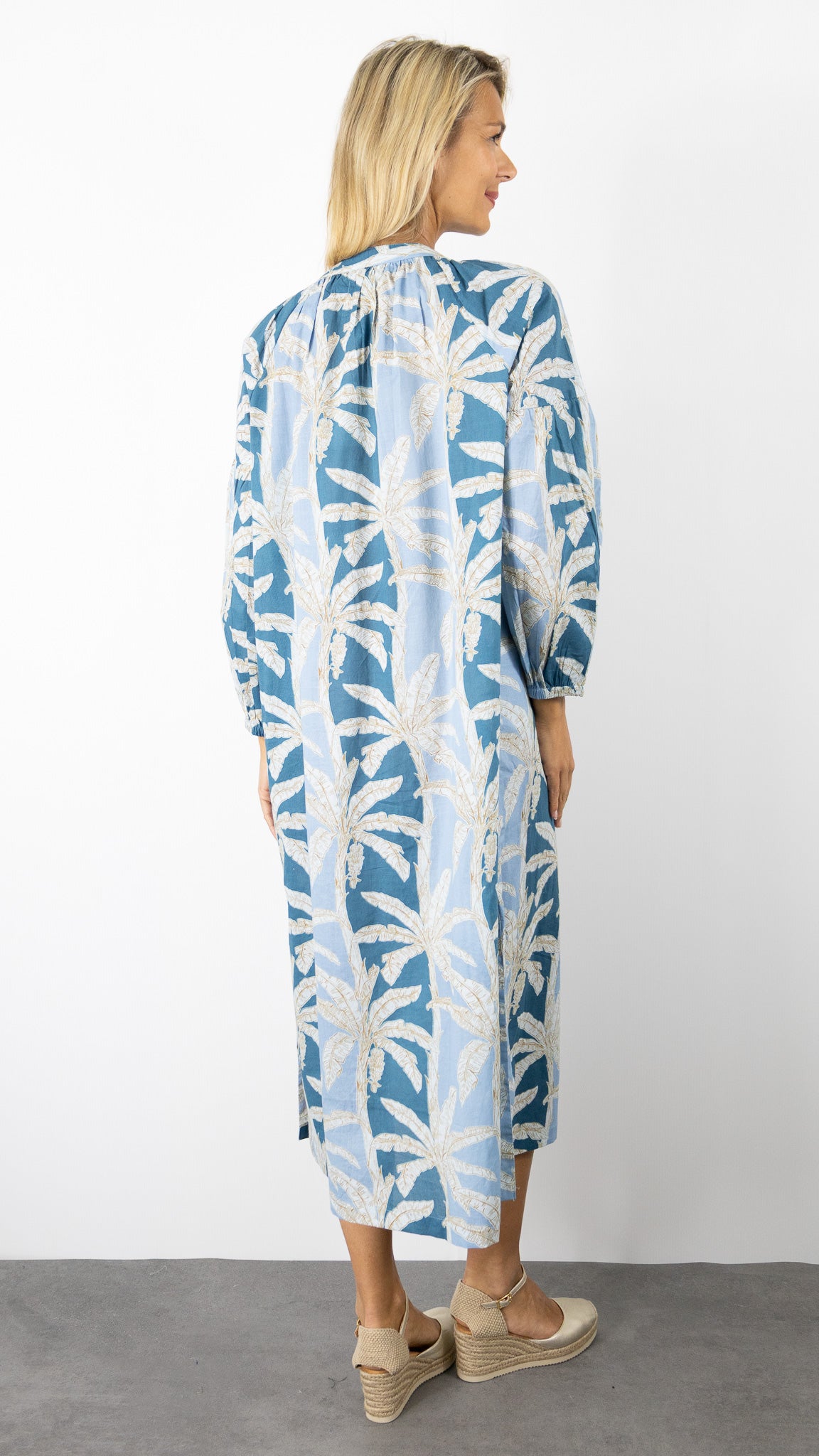ROBE MIDI AMPLE IMPRIMEE EN COTON  ZEN ETHIC VIRGINIA VR5211