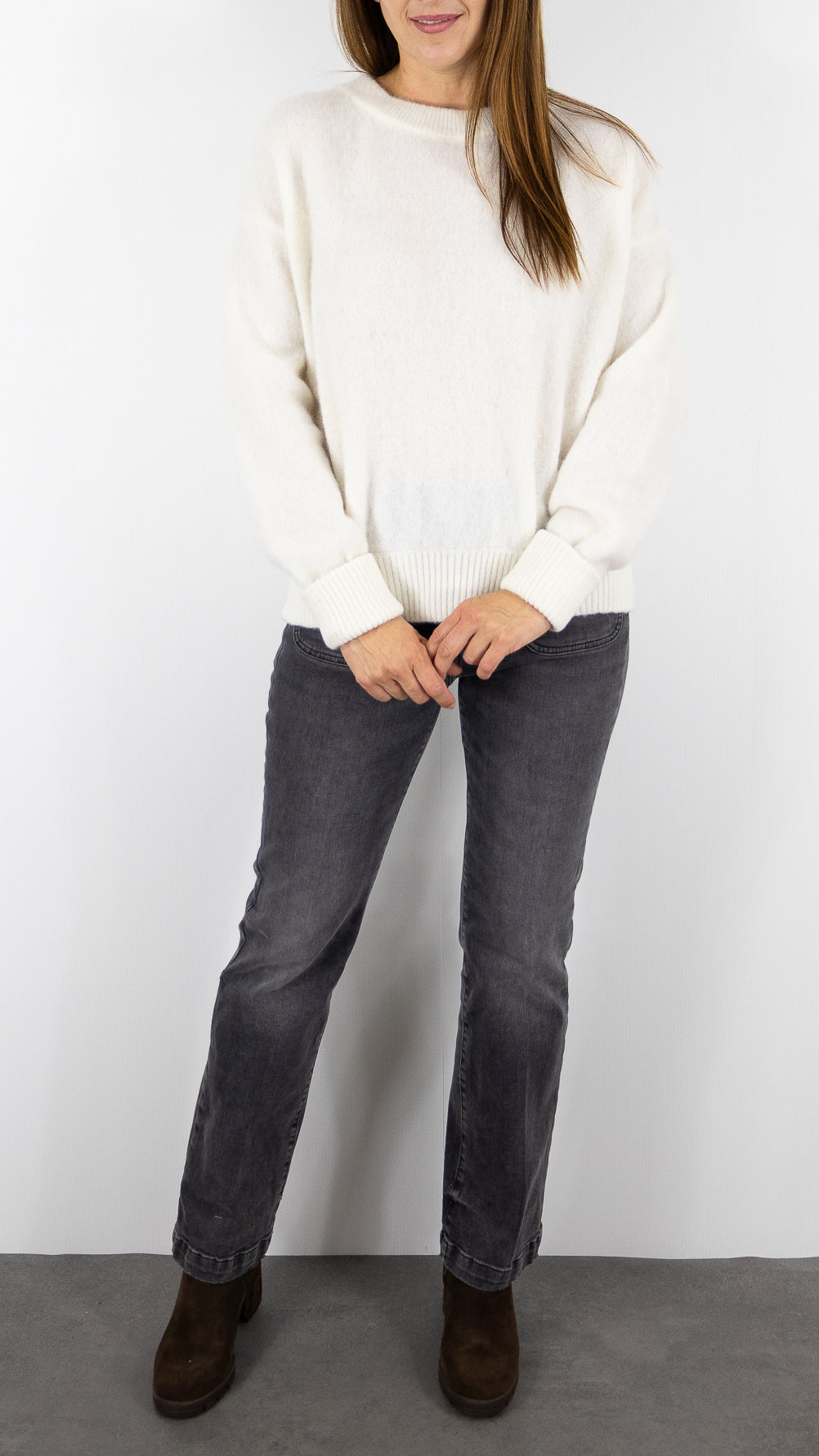 PULL EN ALPAGA COL ROND AMERICAN VINTAGE VITOW VITO18E#COLOR_BLANC