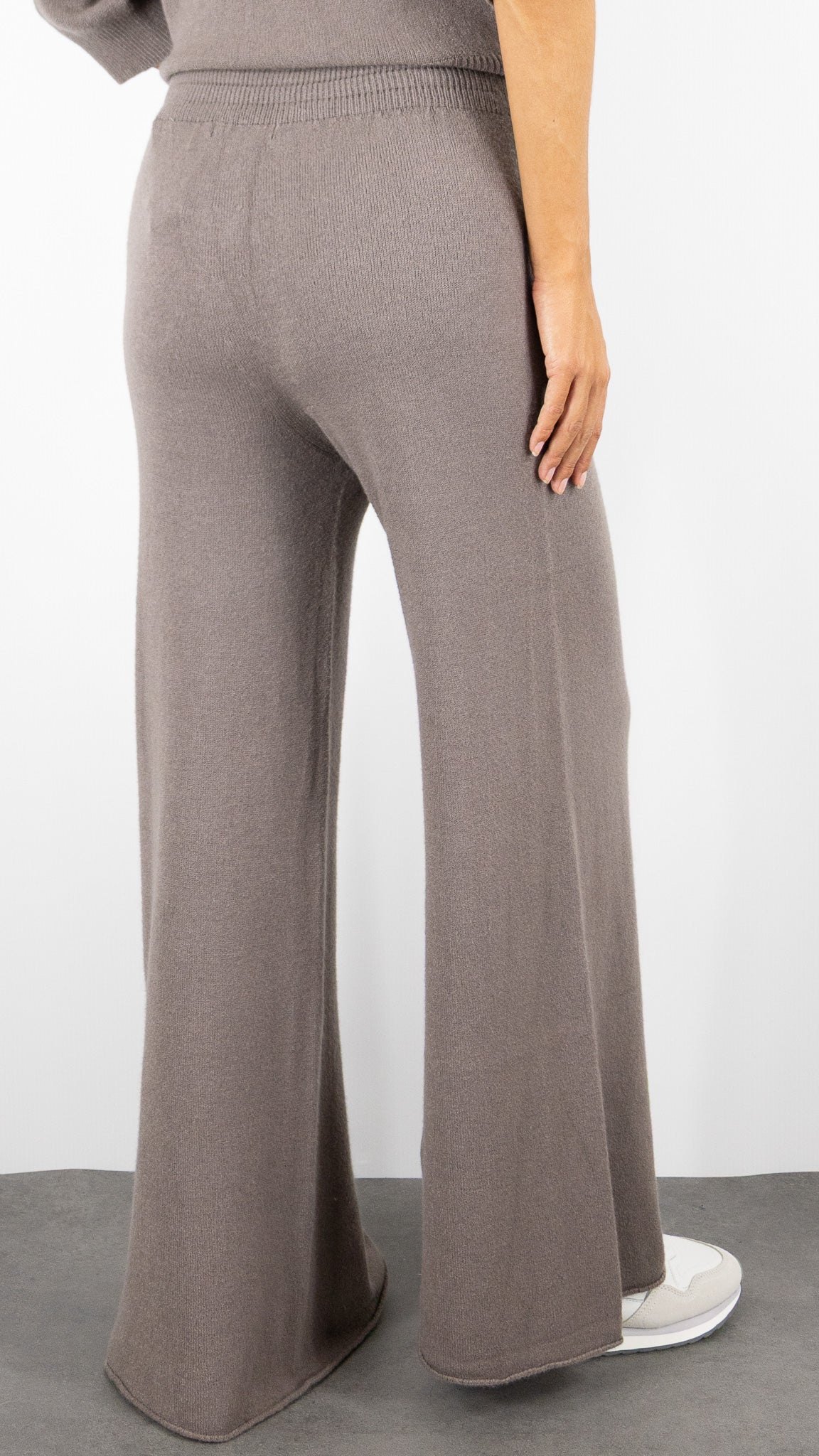 PANTALON LARGE EN MAILLE TORTORA TAUPE ALEXANDRE LAURENT Z320