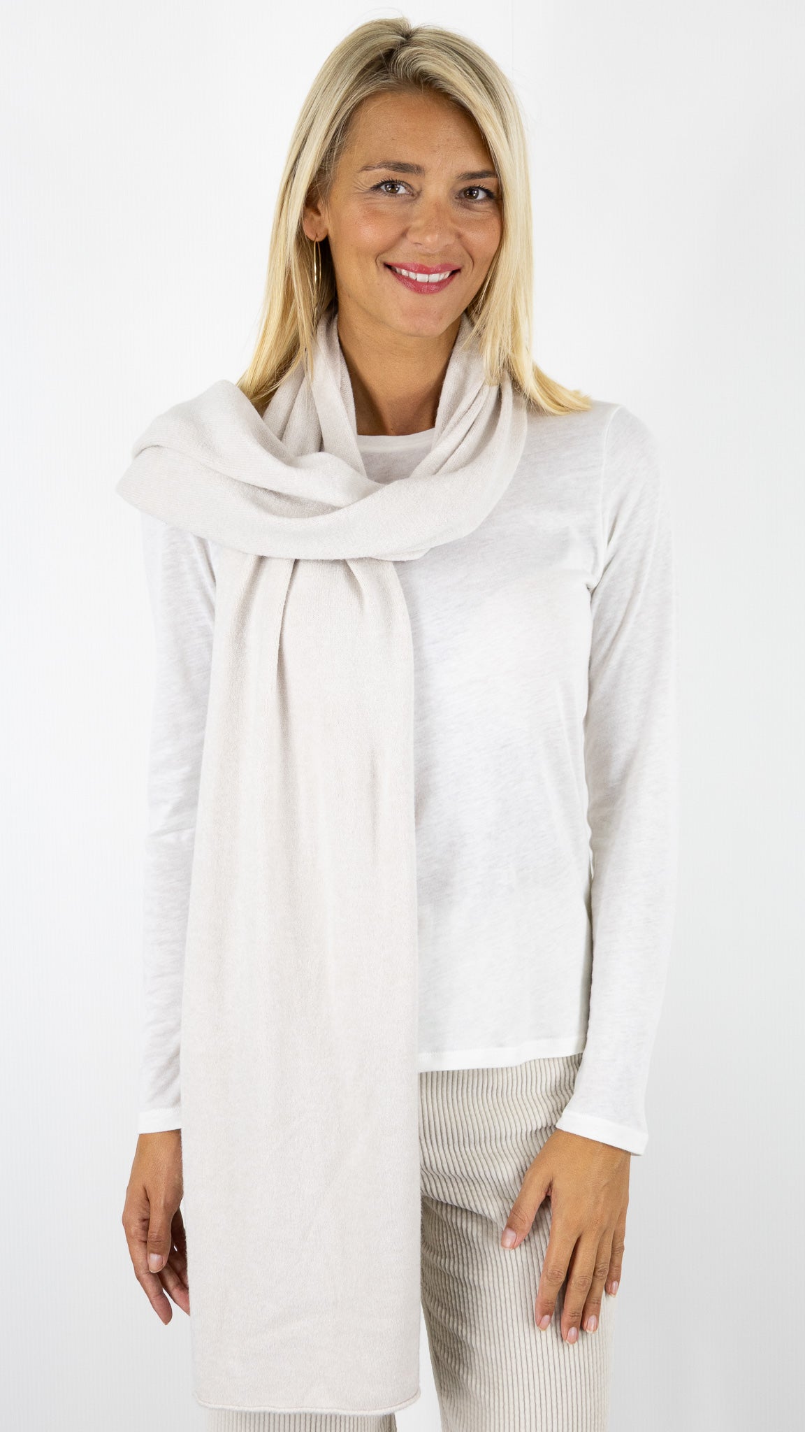 ECHARPE DOUCE ALEXANDRE LAURENT Z903#COLOR_BEIGE
