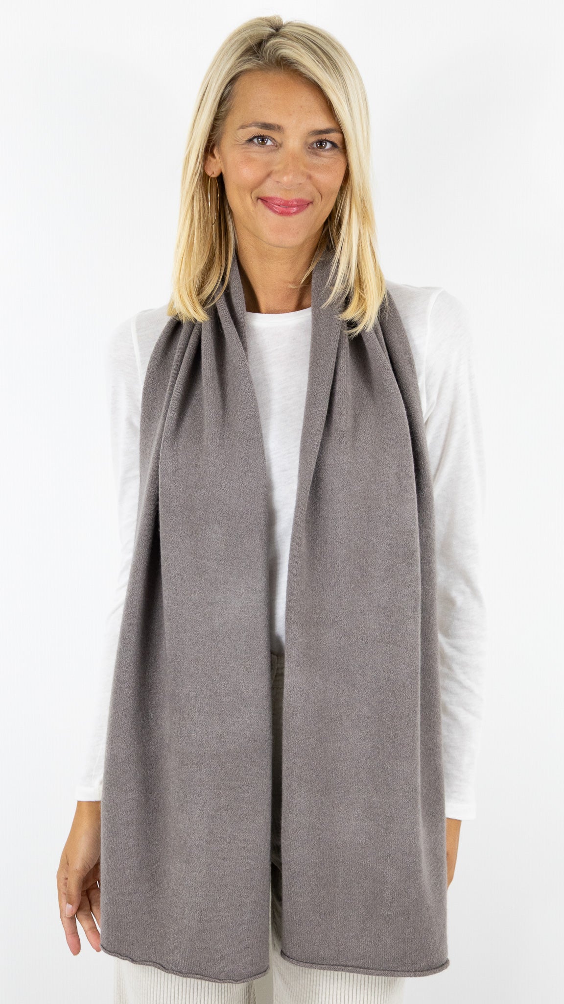 ECHARPE DOUCE ALEXANDRE LAURENT Z903#COLOR_TORTORA/TAUPE