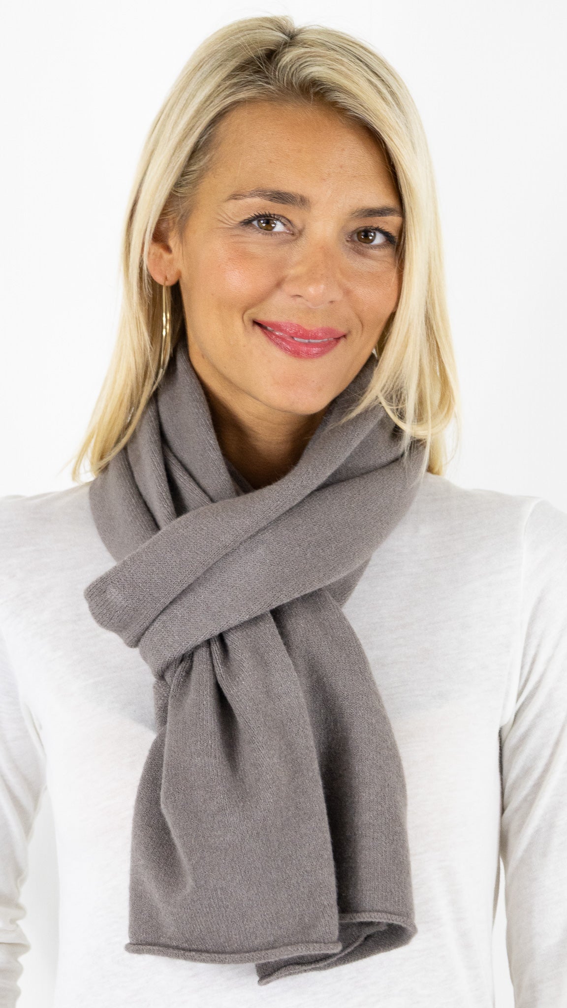 ECHARPE DOUCE ALEXANDRE LAURENT Z903#COLOR_TORTORA/TAUPE
