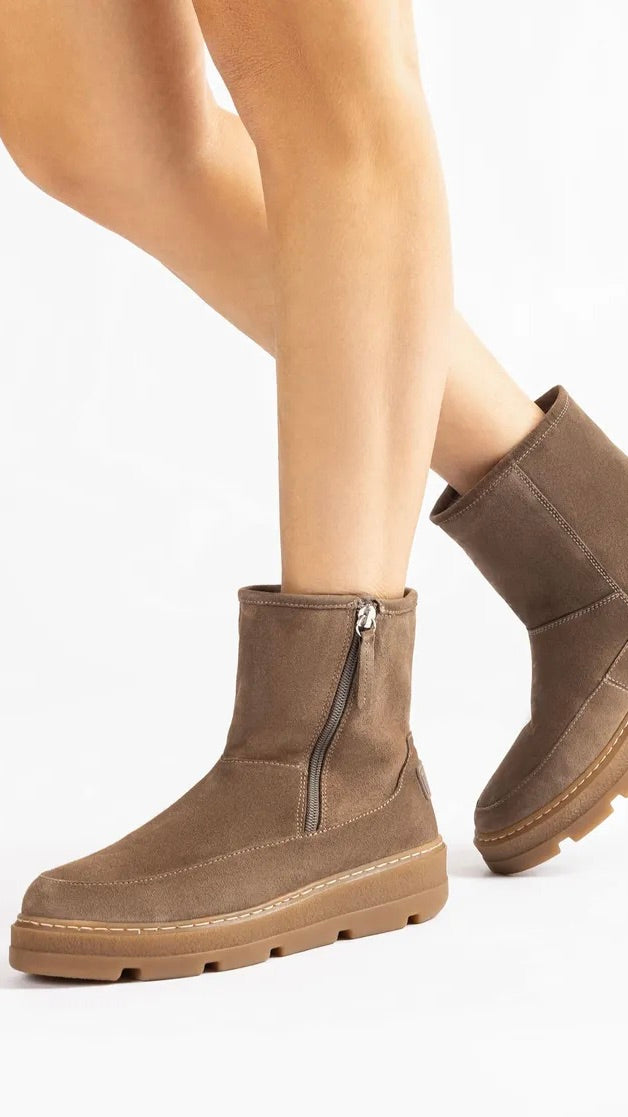 BOOTS APRES SKI FRACO BABY SUEDE UNISA TAUPE