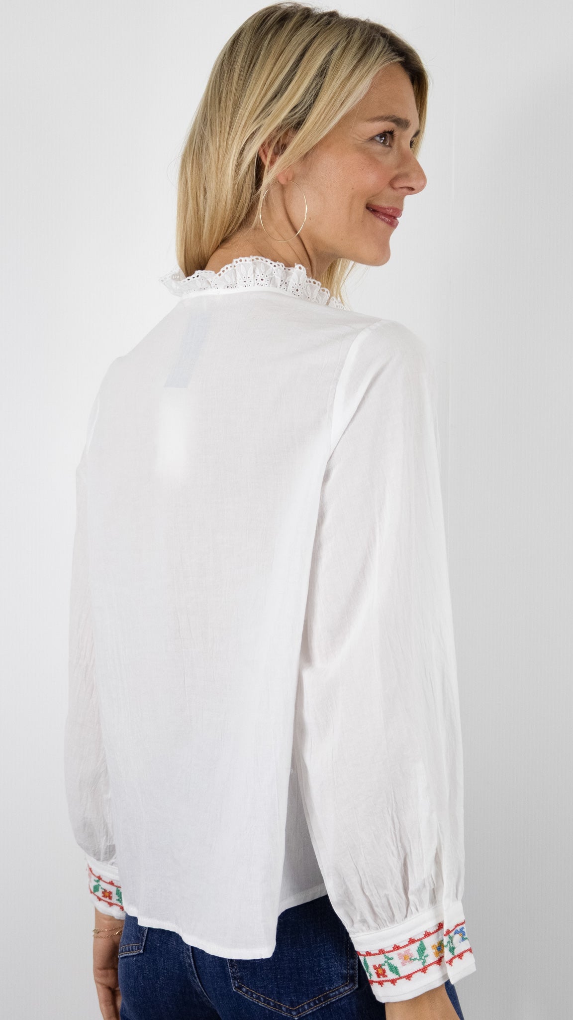 Chemise ITHIPPIE brodée #COLOR_ecru