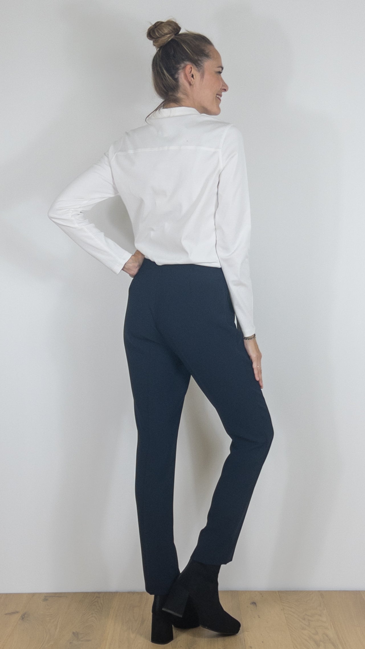 PANTALON DE VILLE BELINDA SOMMERMANN MARINE