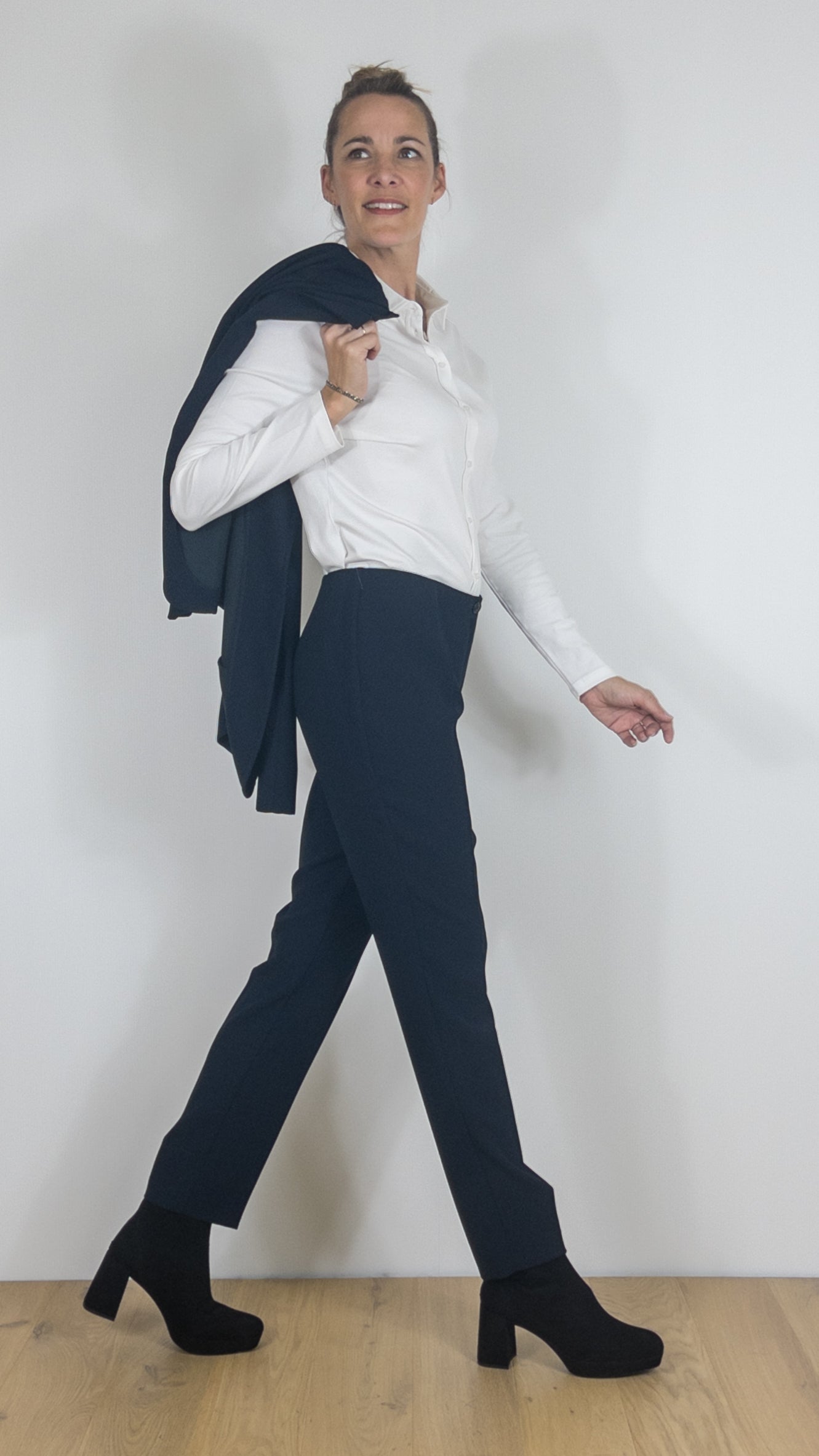 PANTALON DE VILLE BELINDA SOMMERMANN MARINE